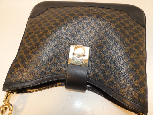 CELINE Macadam PVC Black Shoulder Bag