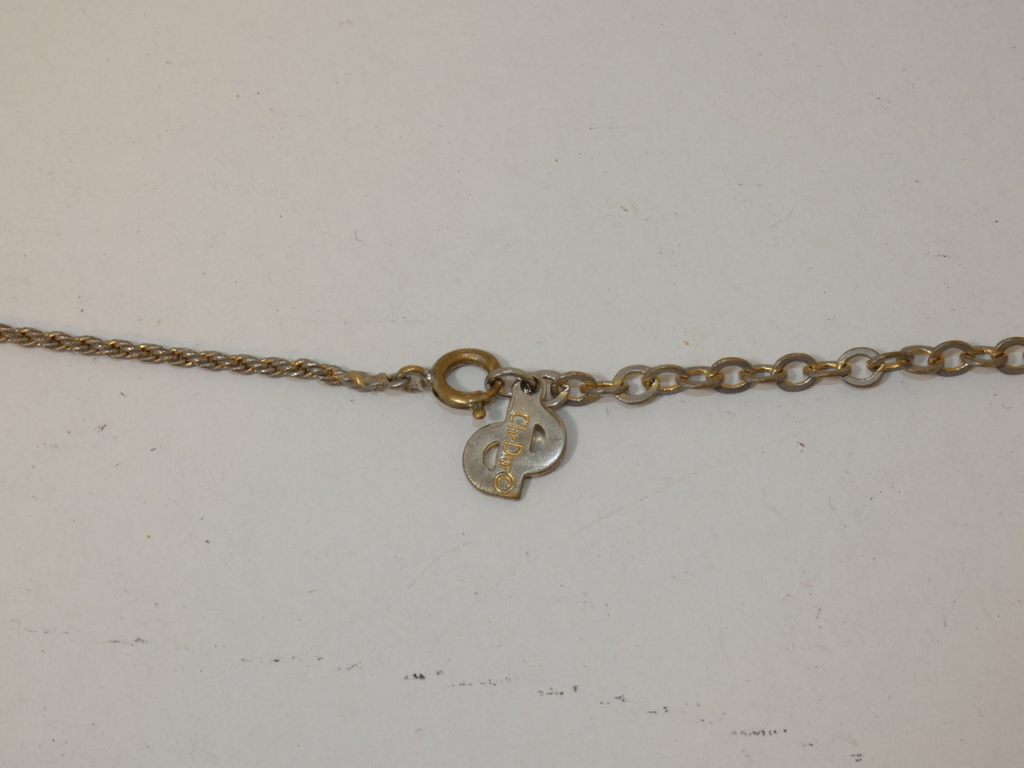 Dior Logo Circle GP Necklace