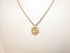 Dior Logo Circle GP Necklace