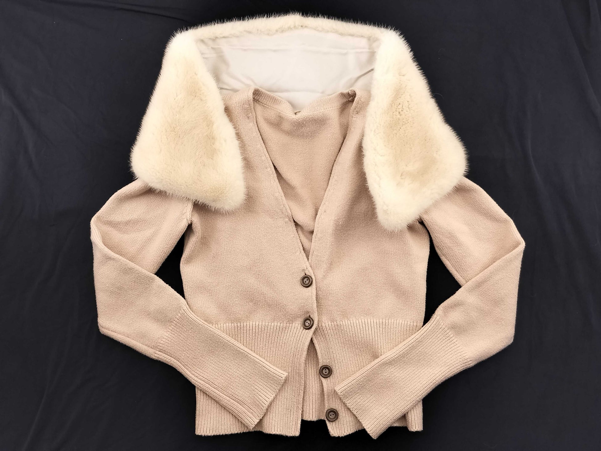 FOXEY FOXEY Foxy Cardigan Cardigan with Mink Fur Cardigan