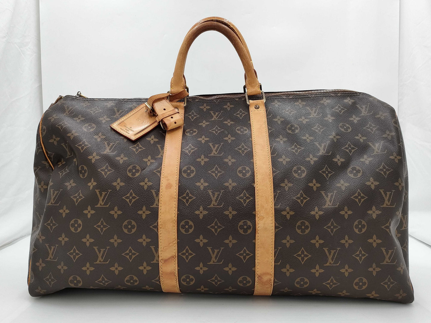 LOUIS VUITTON Monogram Keypol 50 Boston Bag