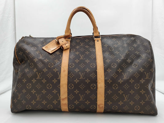 LOUIS VUITTON Monogram Keypol 50 Boston Bag