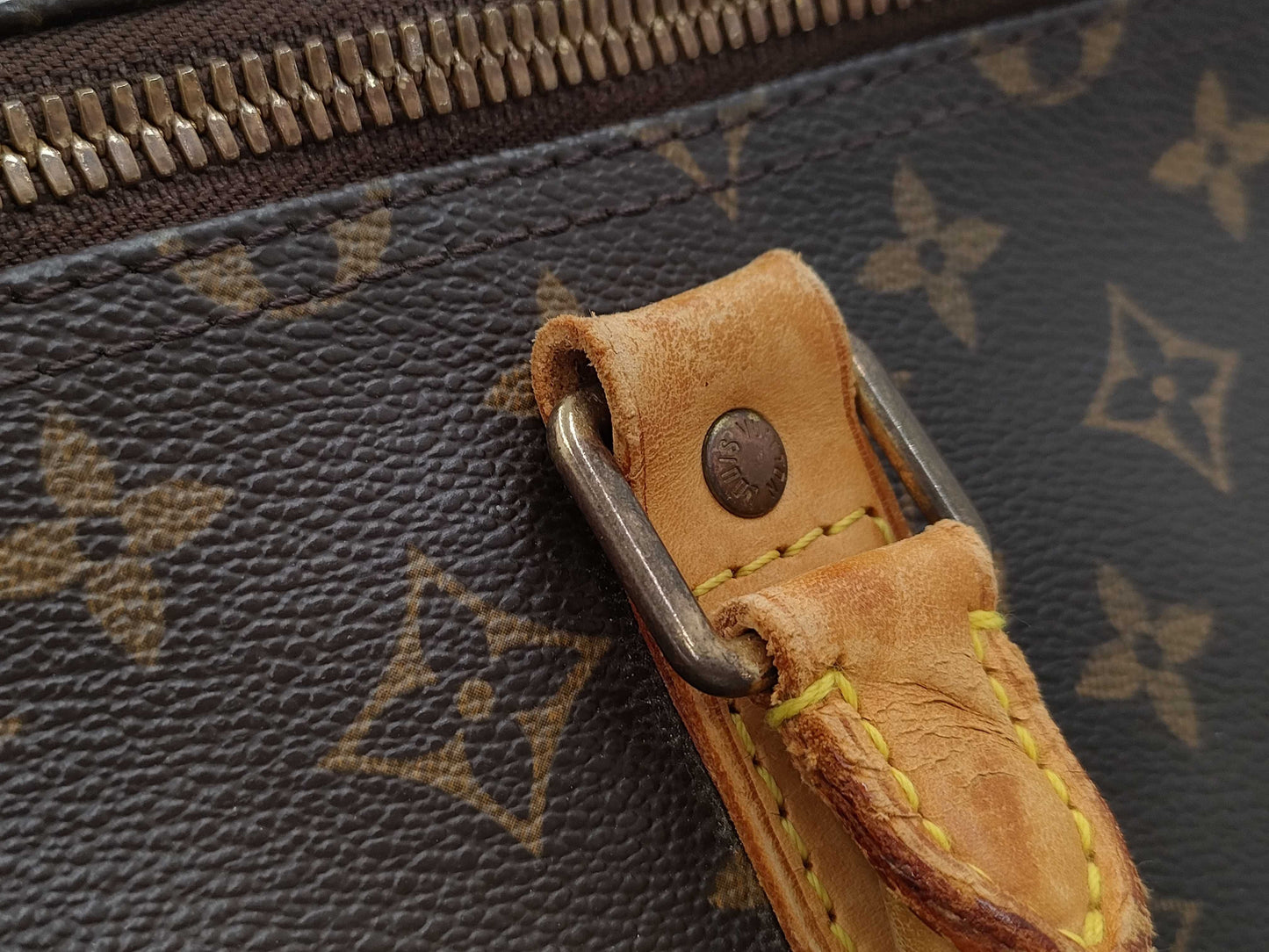 LOUIS VUITTON Monogram Keypol 50 Boston Bag