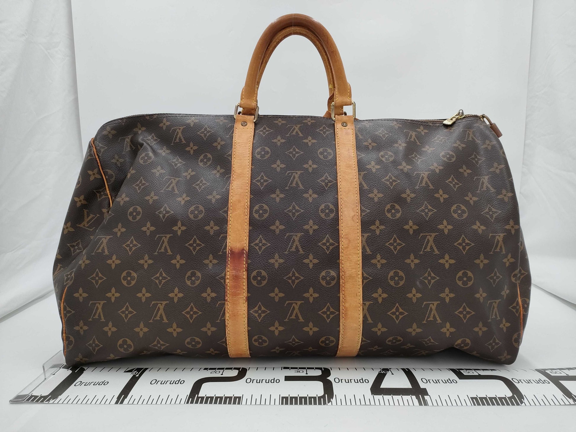 LOUIS VUITTON Monogram Keypol 50 Boston Bag