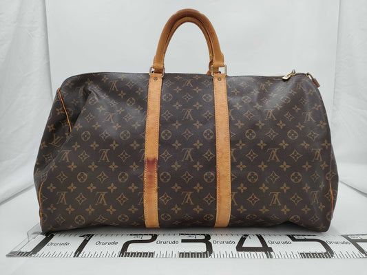 LOUIS VUITTON Monogram Keypol 50 Boston Bag