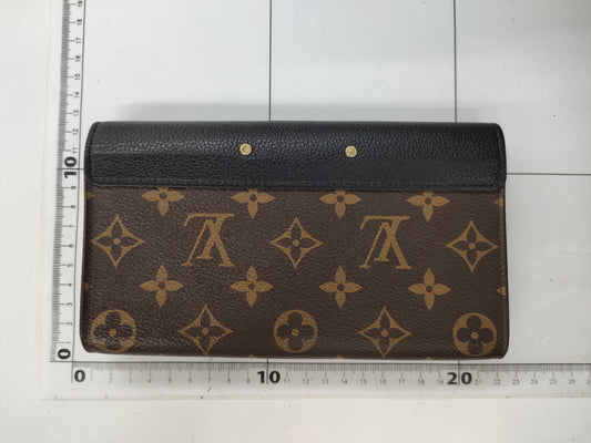 LOUIS VUITTON Monogram Portefeuille Pallas Noir Wallet
