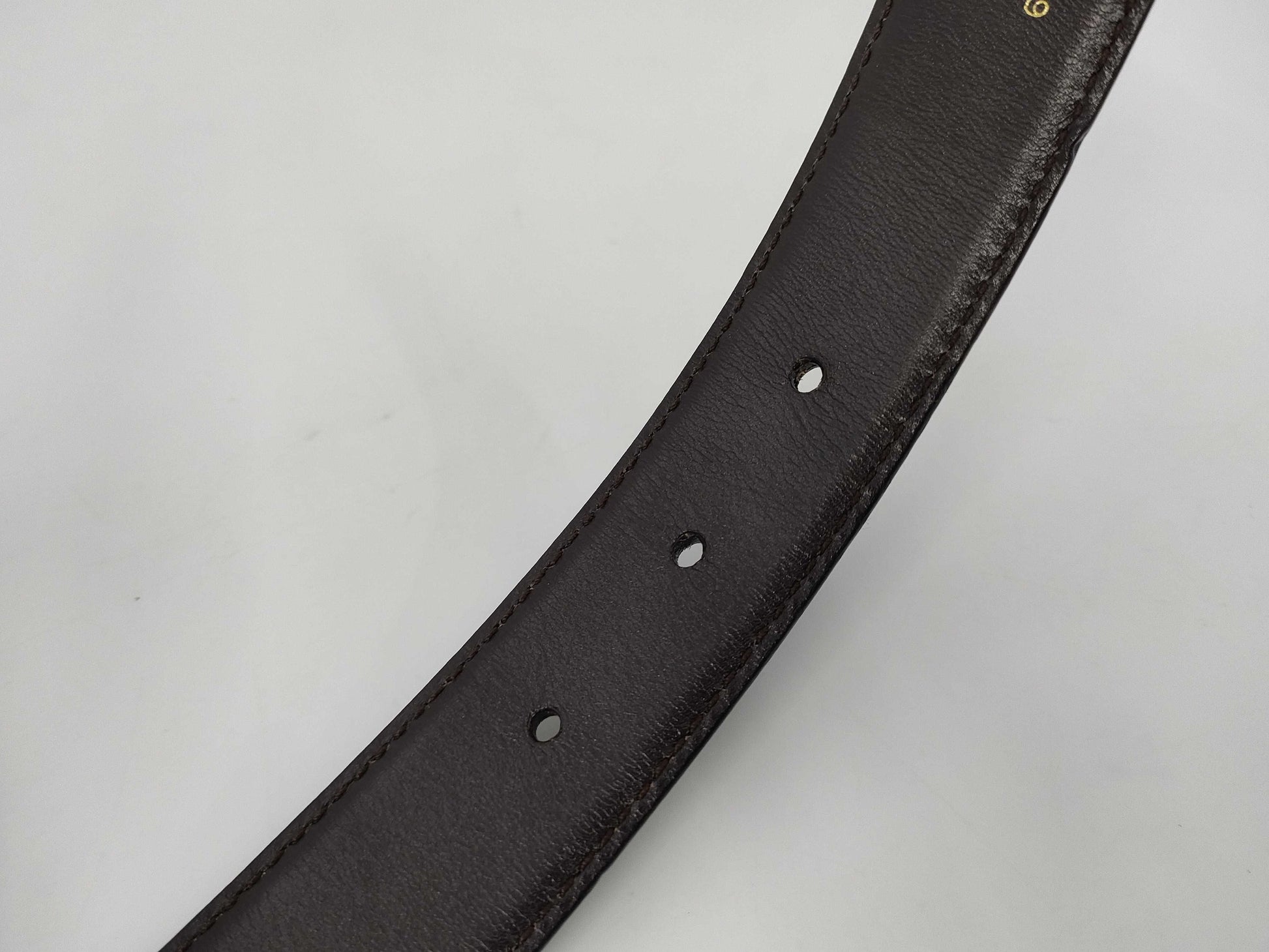 GUCCI Gucci GUCCI Leather Belt GG Buckle Gold Hardware Black 62-67cm 65/26/036/1192/2964 Ryohin Belt
