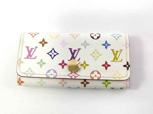 LOUIS VUITTON Monogram Multicolore LV Multicle 4 Key Case/Key Holder