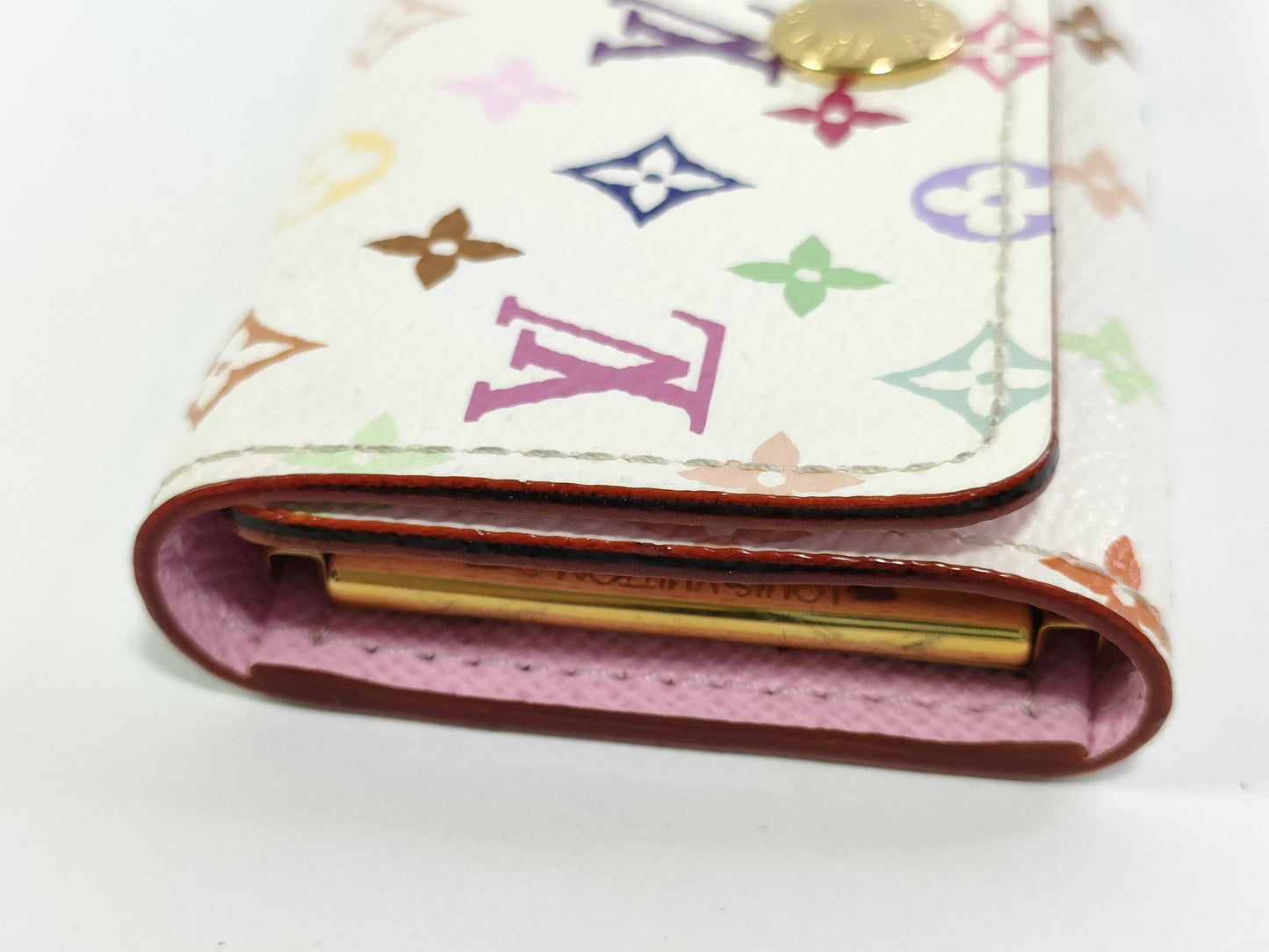 LOUIS VUITTON Monogram Multicolore LV Multicle 4 Key Case/Key Holder