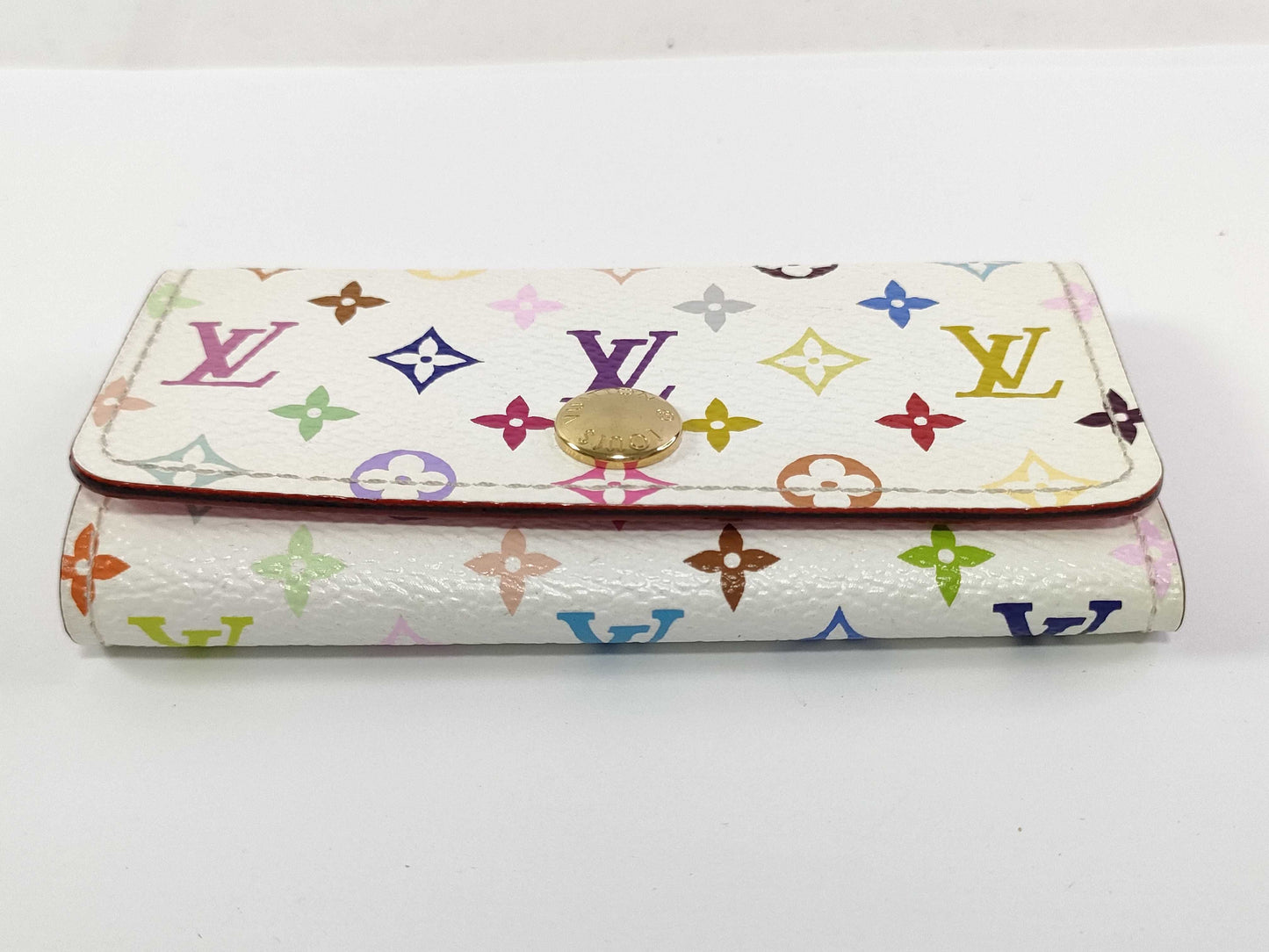 LOUIS VUITTON Monogram Multicolore LV Multicle 4 Key Case/Key Holder