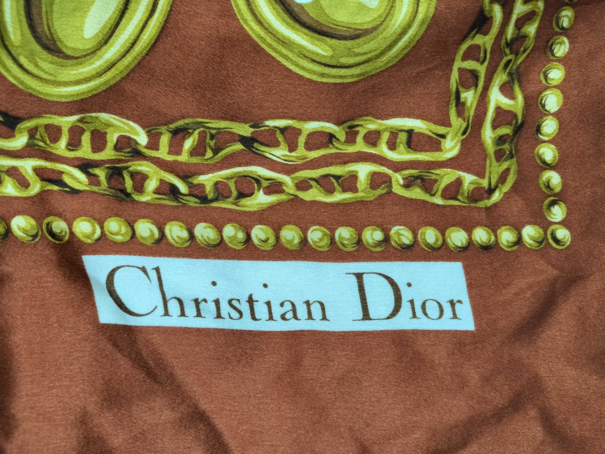 Dior Large Scarf Oval Scarf