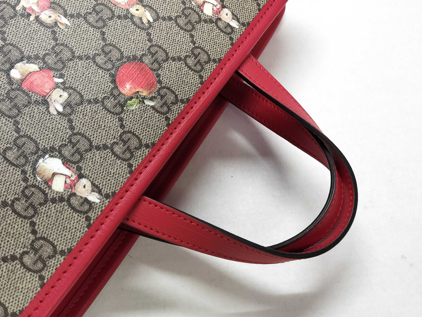 GUCCI GG Supreme Unused Peter Rabbit Tote Tote Bag