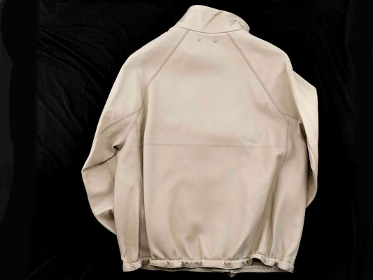 LOUIS VUITTON Leather Jacket White Size 48 Jacket