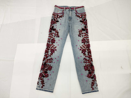 GUCCI Unused Floral Embroidery Pants 32-inch Regular Price 1.58 million yen