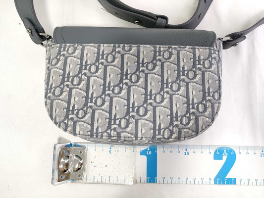 Dior DIOR/Christian Dior Saddle Shoulder Bag with Flap, Messenger Bag, Mini Shoulder Bag