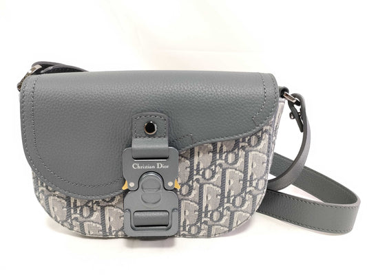 Dior DIOR/Christian Dior Saddle Shoulder Bag with Flap, Messenger Bag, Mini Shoulder Bag