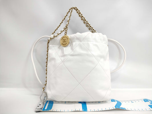 CHANEL CHANEL Shoulder Bag CHANEL 22 Mini Handbag Shiny Calfskin Shoulder Bag