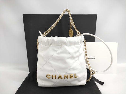 CHANEL CHANEL Shoulder Bag CHANEL 22 Mini Handbag Shiny Calfskin Shoulder Bag