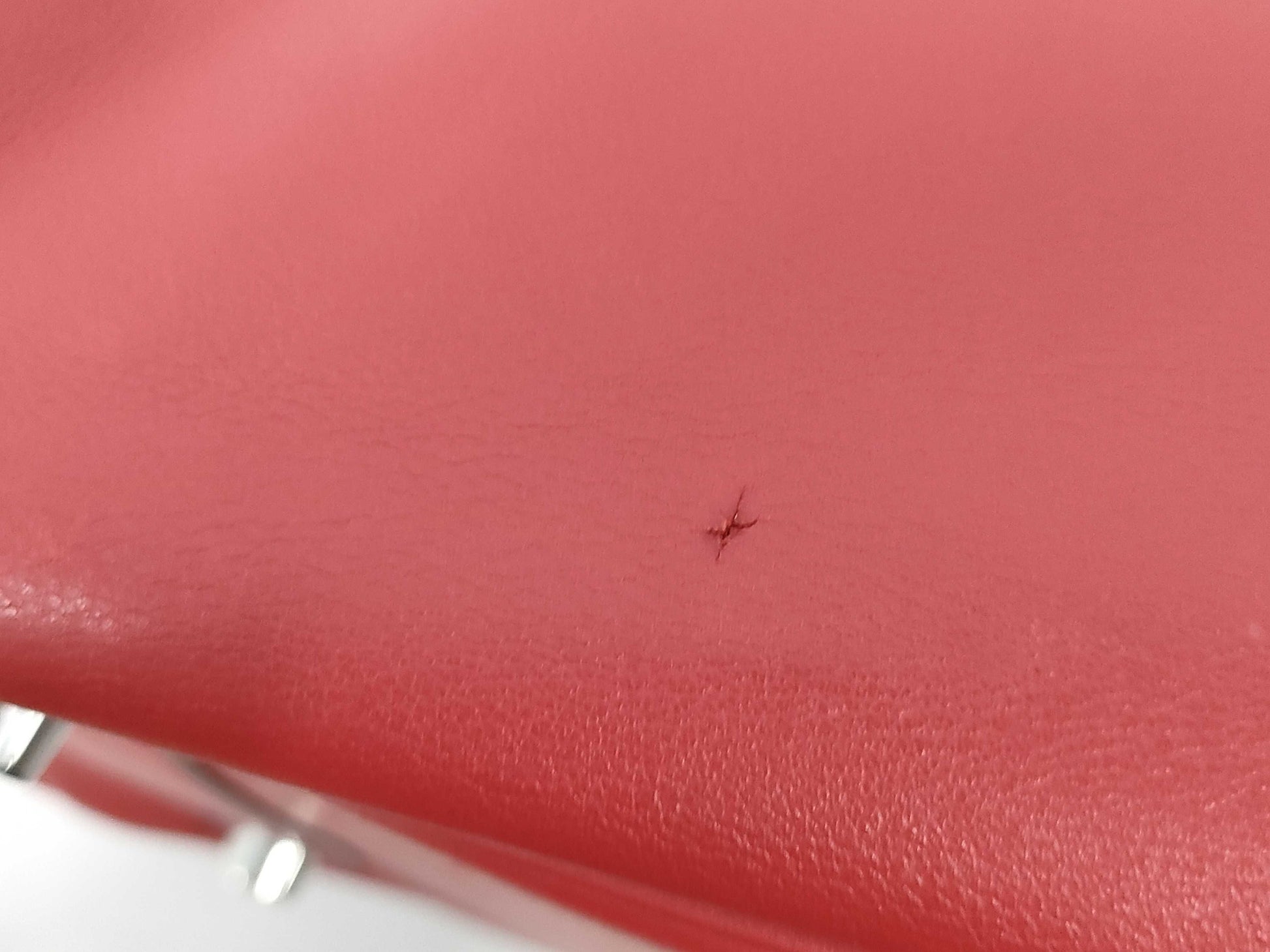 HERMES Birkin 30 Handbag in Rouge Garance Leather, Swift Leather, with J Stamp