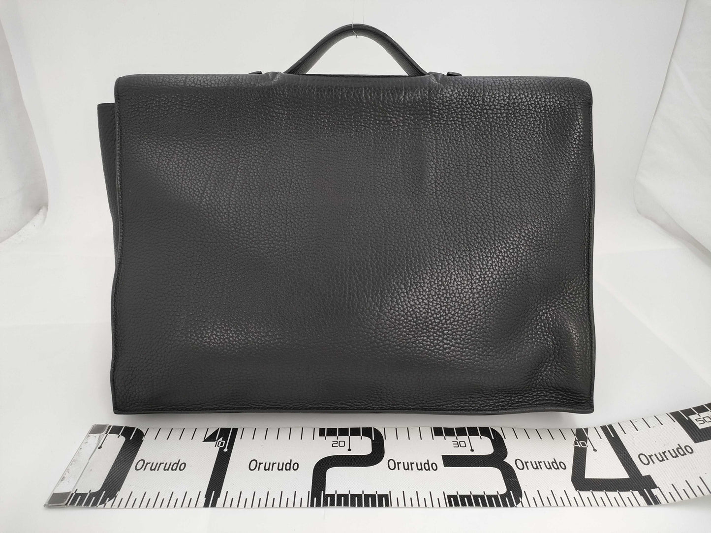HERMES Business Bag Sack Ade Pesch 41 Black Fjord □H Business Bag