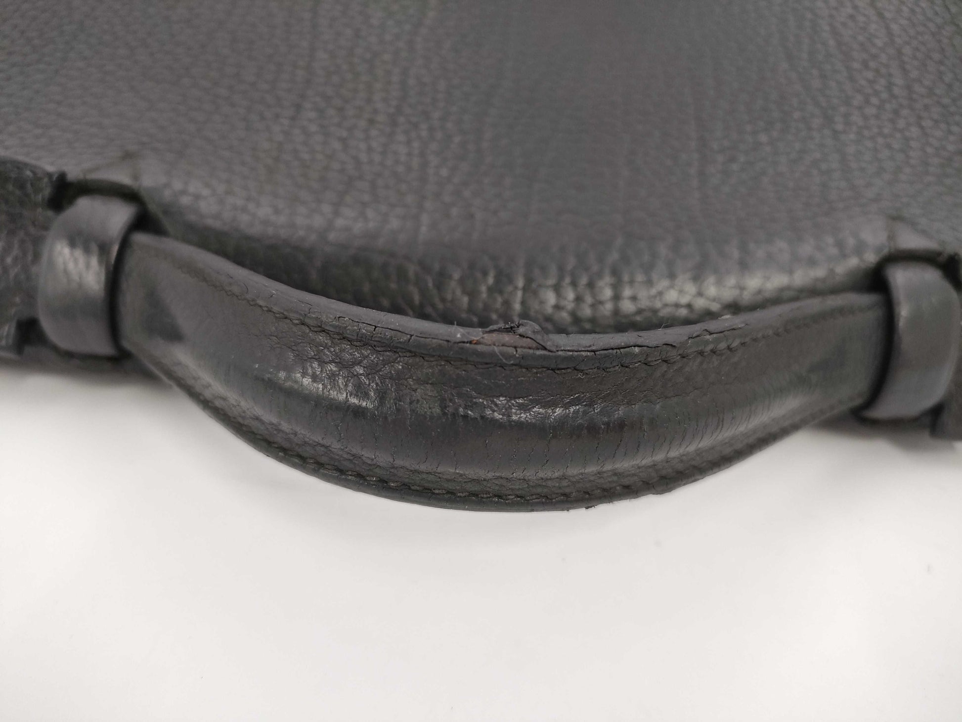 HERMES Business Bag Sack Ade Pesch 41 Black Fjord □H Business Bag