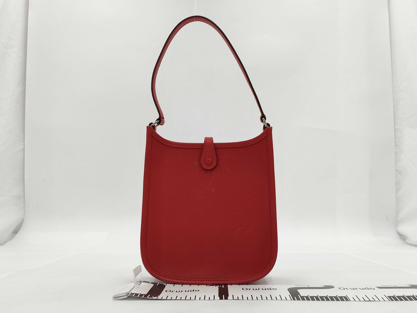 HERMES HERMES Shoulder Bag Evelyn TPM Vermillion Vo Epson □I Engraved Bag