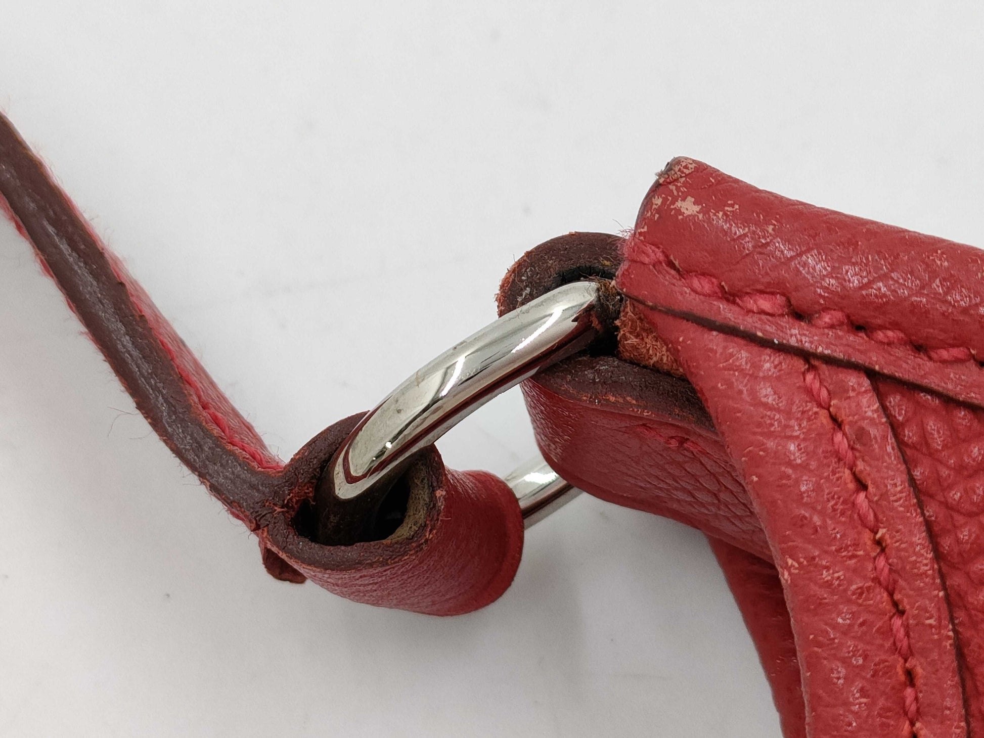 HERMES HERMES Shoulder Bag Evelyn TPM Vermillion Vo Epson □I Engraved Bag