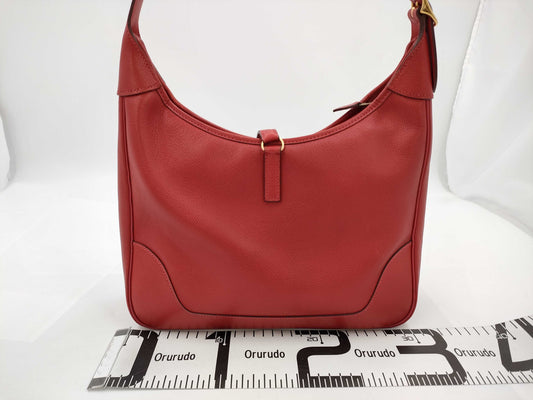 HERMES HERMES Shoulder Bag Trim 31 Vermillion Vo Epson □H Engraved Bag