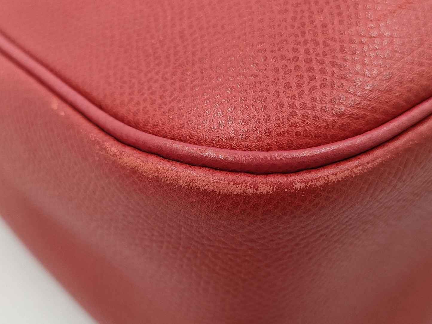 HERMES HERMES Shoulder Bag Trim 31 Vermillion Vo Epson □H Engraved Bag