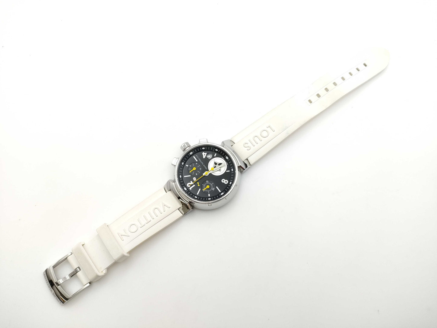 LOUIS VUITTON Tambour Chrono Lovely Cup Q132G TA3980 Quartz Boys Watch