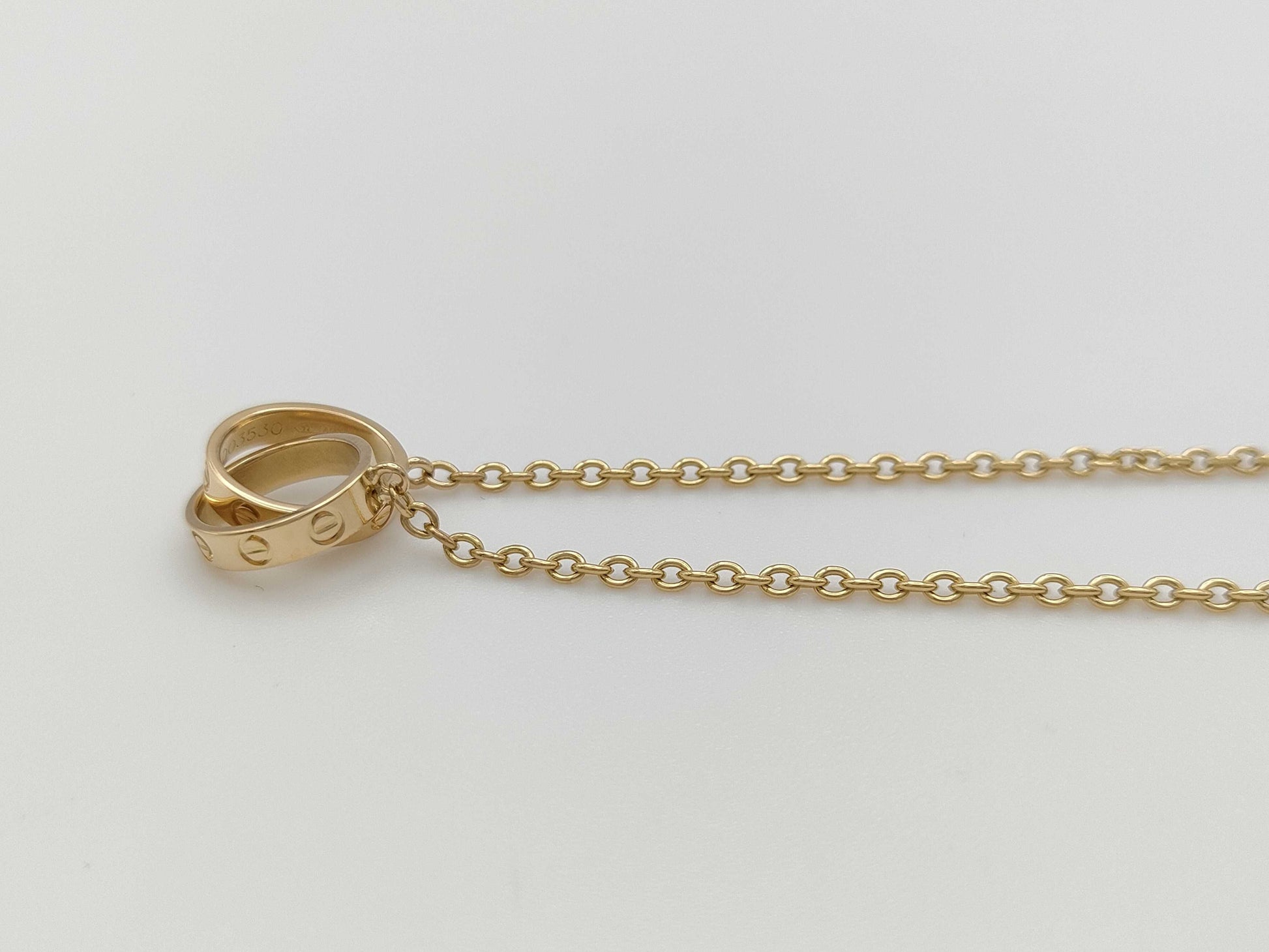 Cartier Baby Love YG 750 6.6g Necklace