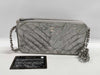 CHANEL CHANEL V-Stitch A82527 Enamel /Patent Chain Wallet Shoulder Bag