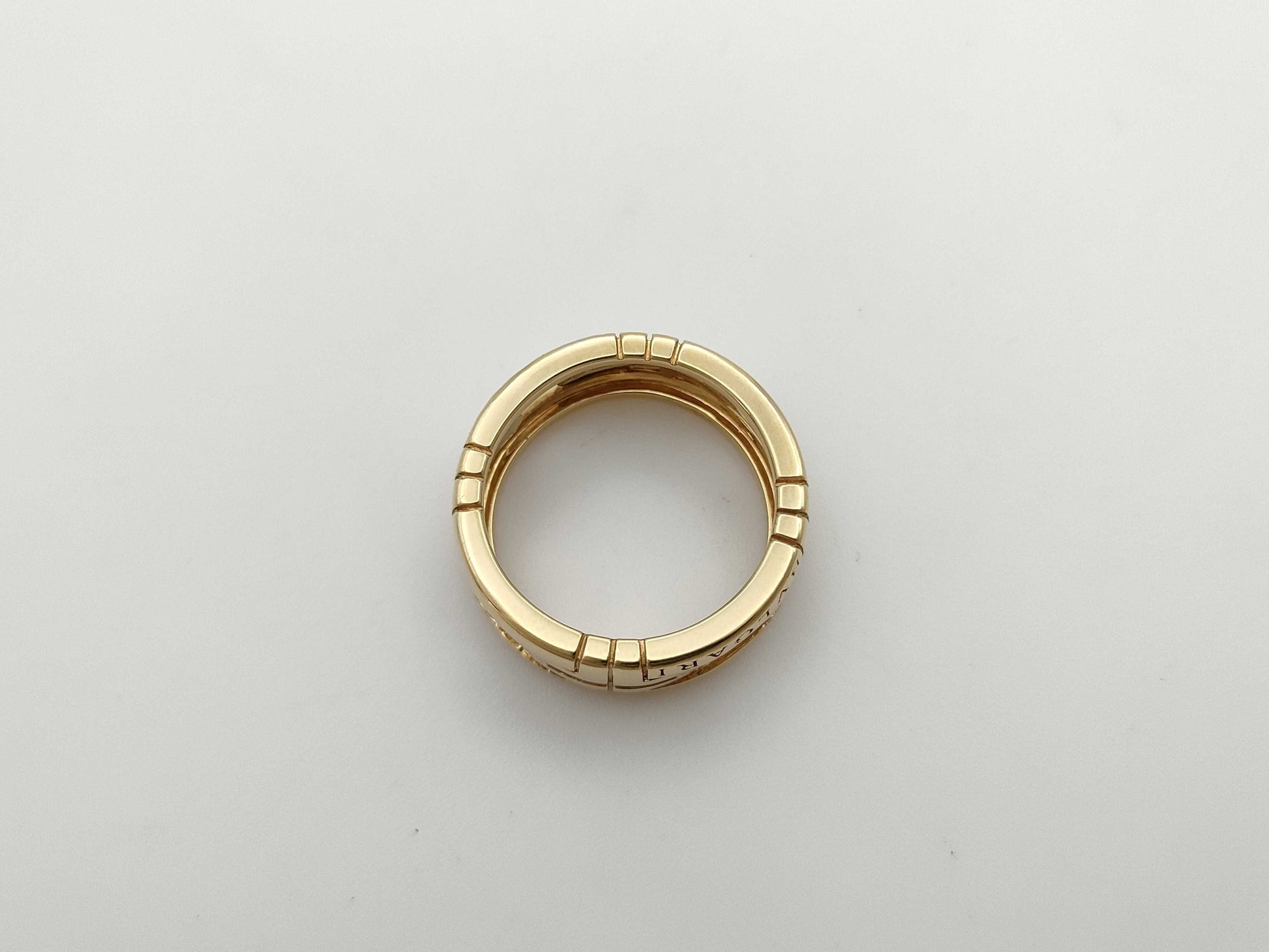 BVLGARI Parentesi Openwork #52 YG Au750 7.2g Ring