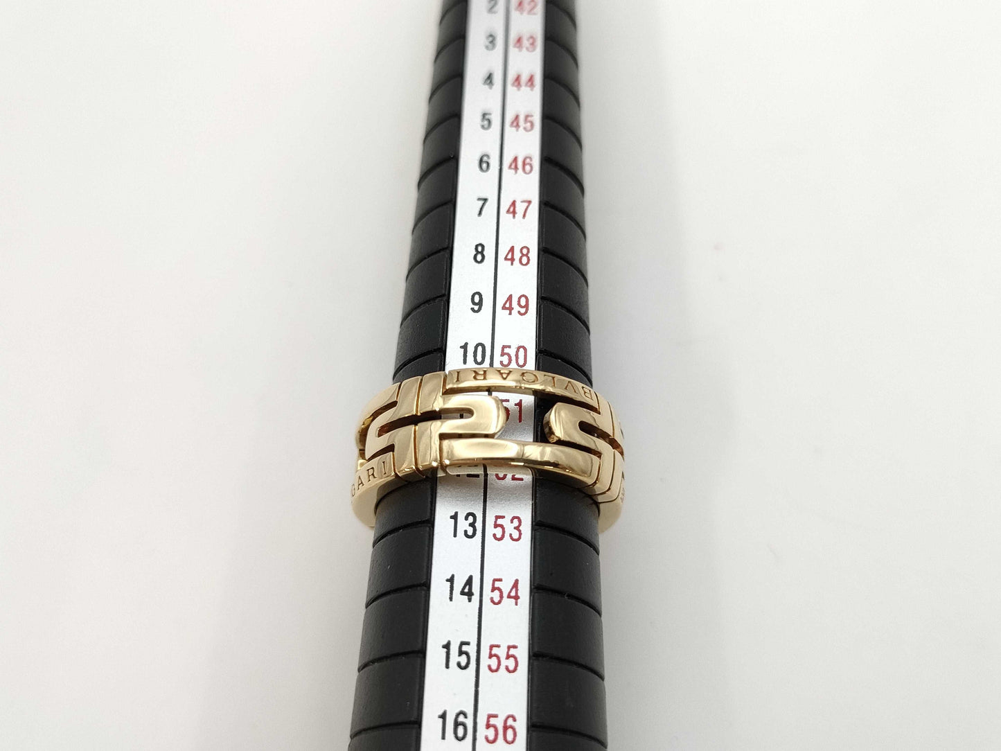 BVLGARI Parentesi Openwork #52 YG Au750 7.2g Ring