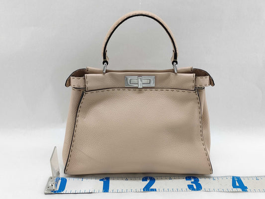 FENDI Peekaboo Iconic Medium Handbag/Selleria 8BN290 Handbag