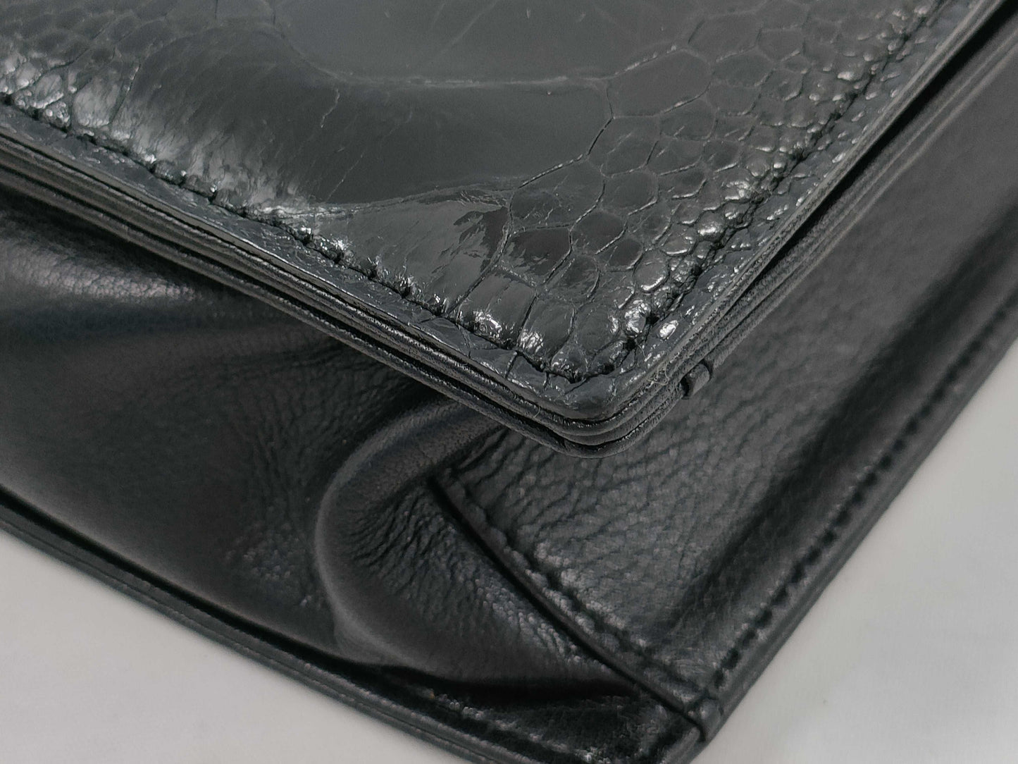 Faldi Python JRA Chain Shoulder Bag