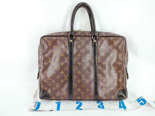 LOUIS VUITTON Monogram Macassar Voyage Business Bag