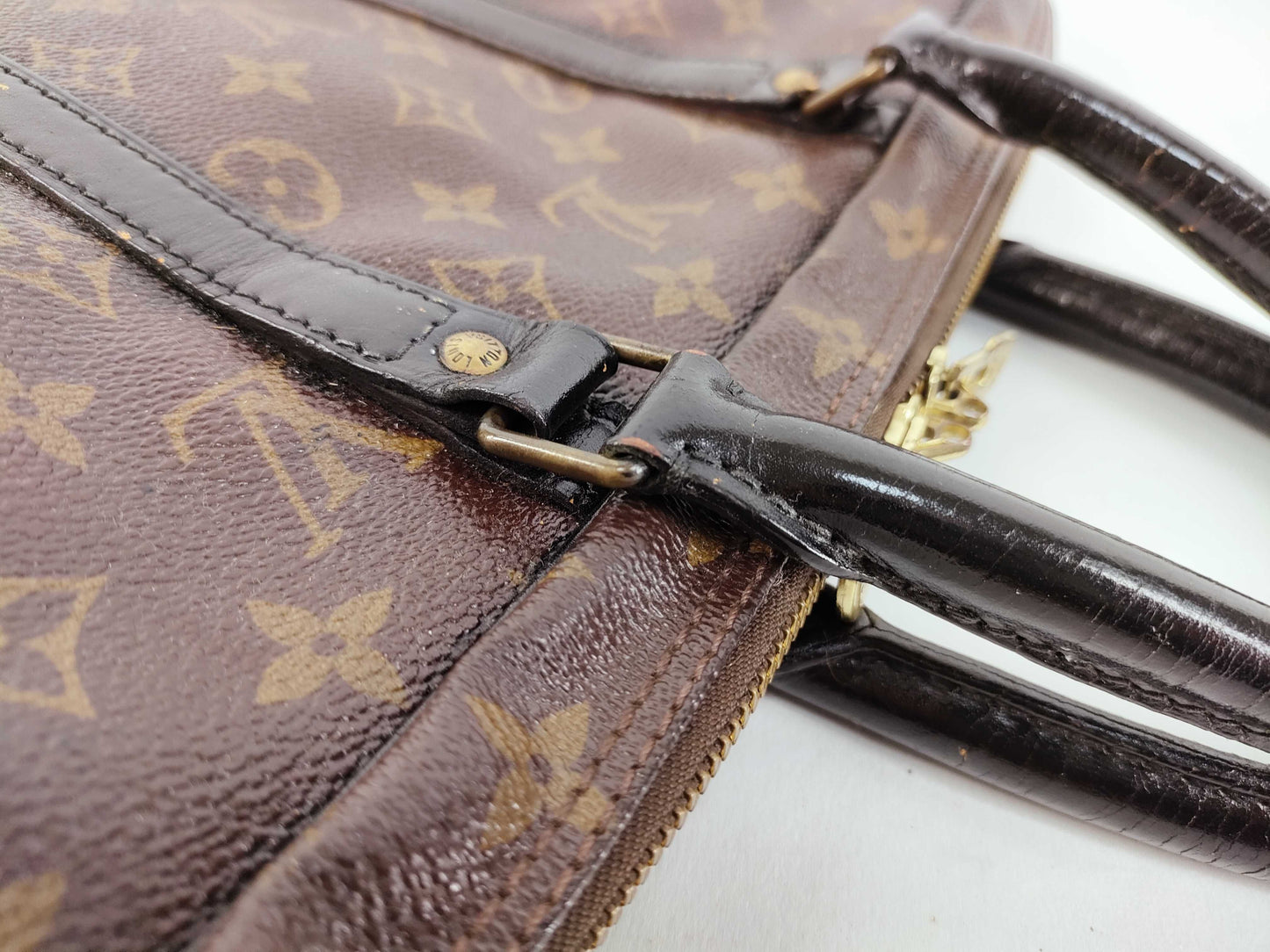 LOUIS VUITTON Monogram Macassar Voyage Business Bag