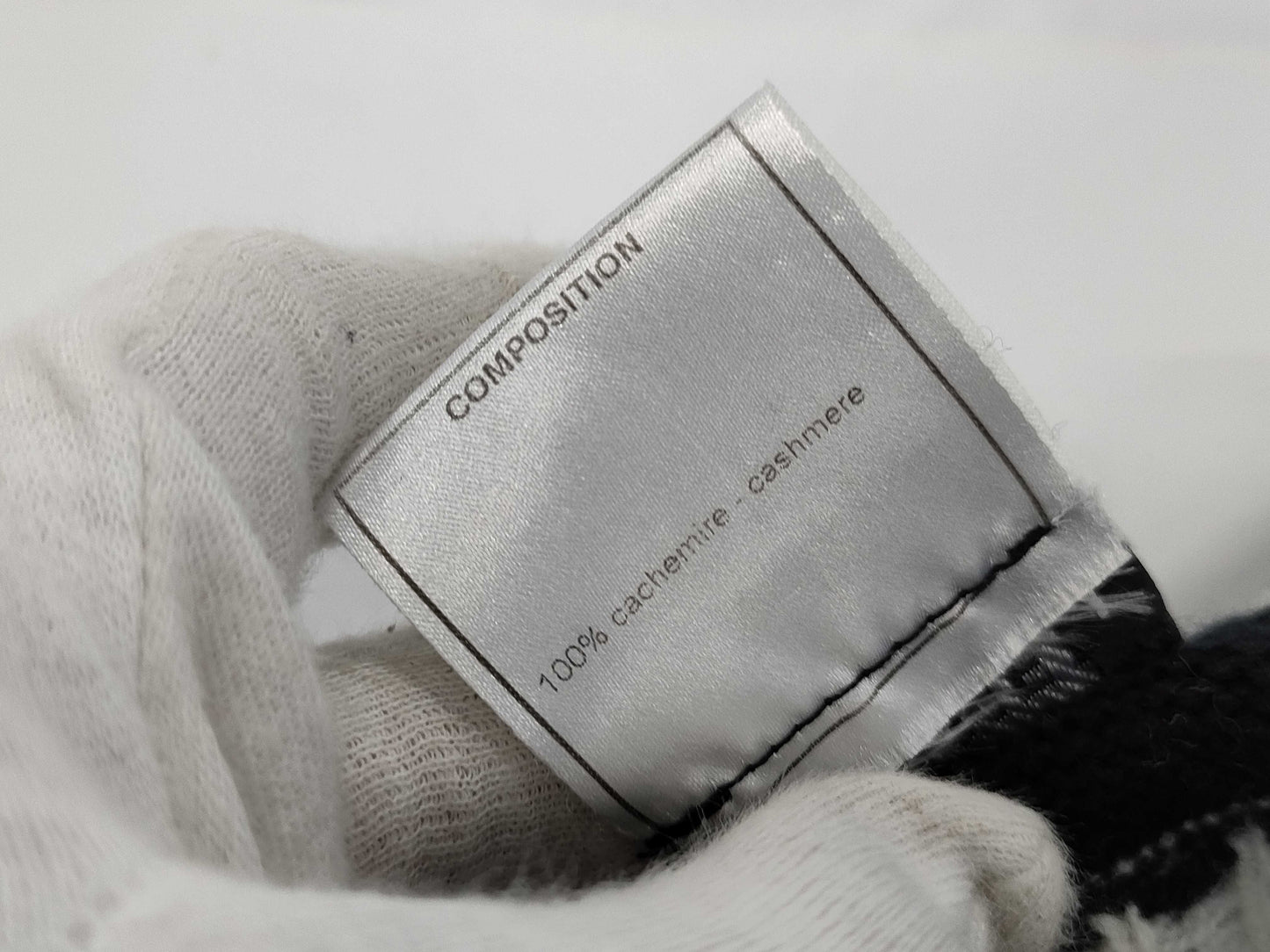 CHANEL Coco Button Black x White #44 Cardigan