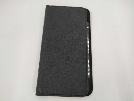 LOUIS VUITTON Monogram Empreinte Folio M68592 BC4129 Black Other Accessories