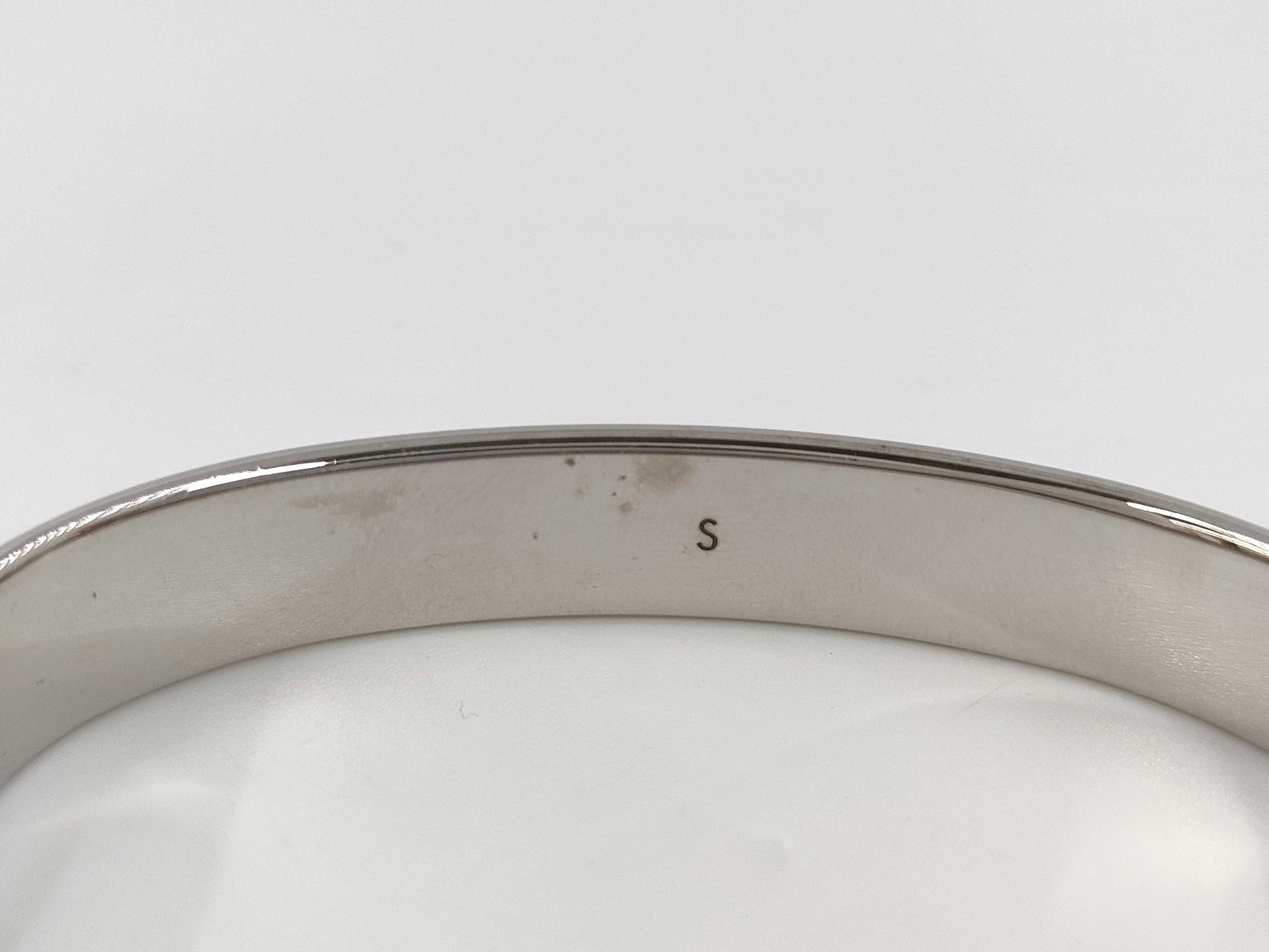 LOUIS VUITTON Vuitton M00249 Cuff Nanogram LE1126 Bangle Metal Silver Bracelet Bangle