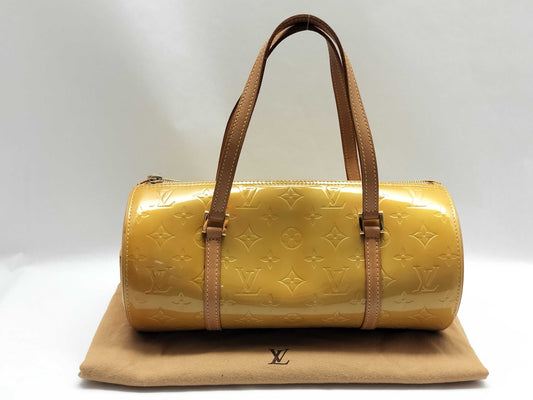 LOUIS VUITTON Vernis Bedford M91006 VI1010 Yellow Handbag