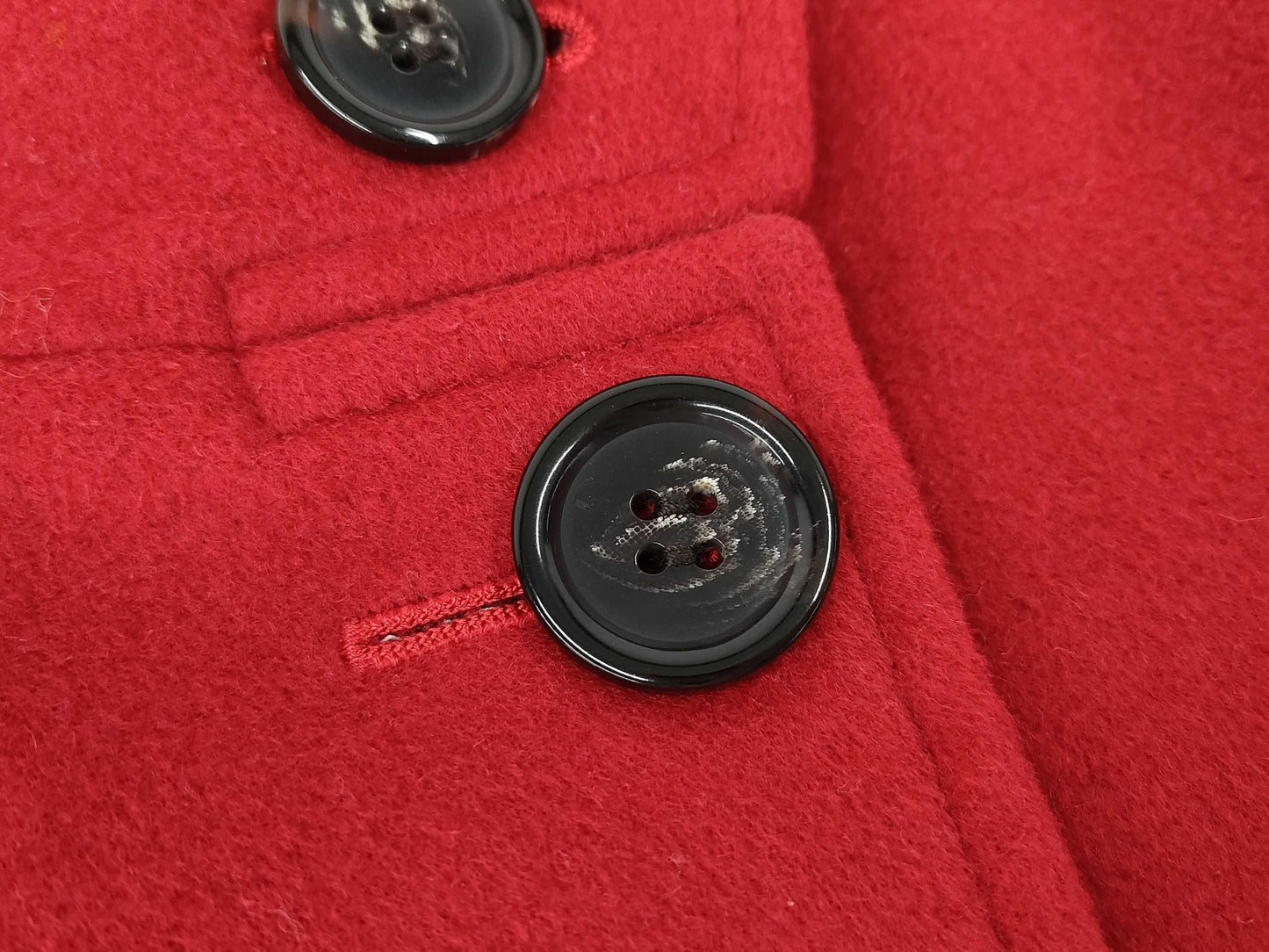 UNTITLED Untitled Wool Angora Long Coat Red 2 Coat