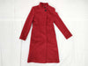 UNTITLED Untitled Wool Angora Long Coat Red 2 Coat