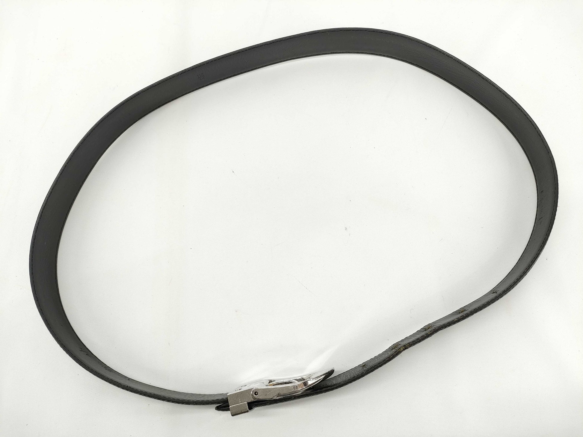LOUIS VUITTON Taiga LV Taiga Santur Belt Black Belt