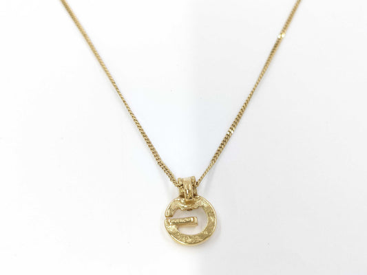 GIVENCHY Givenchy Logo Rhinestone Necklace Necklace