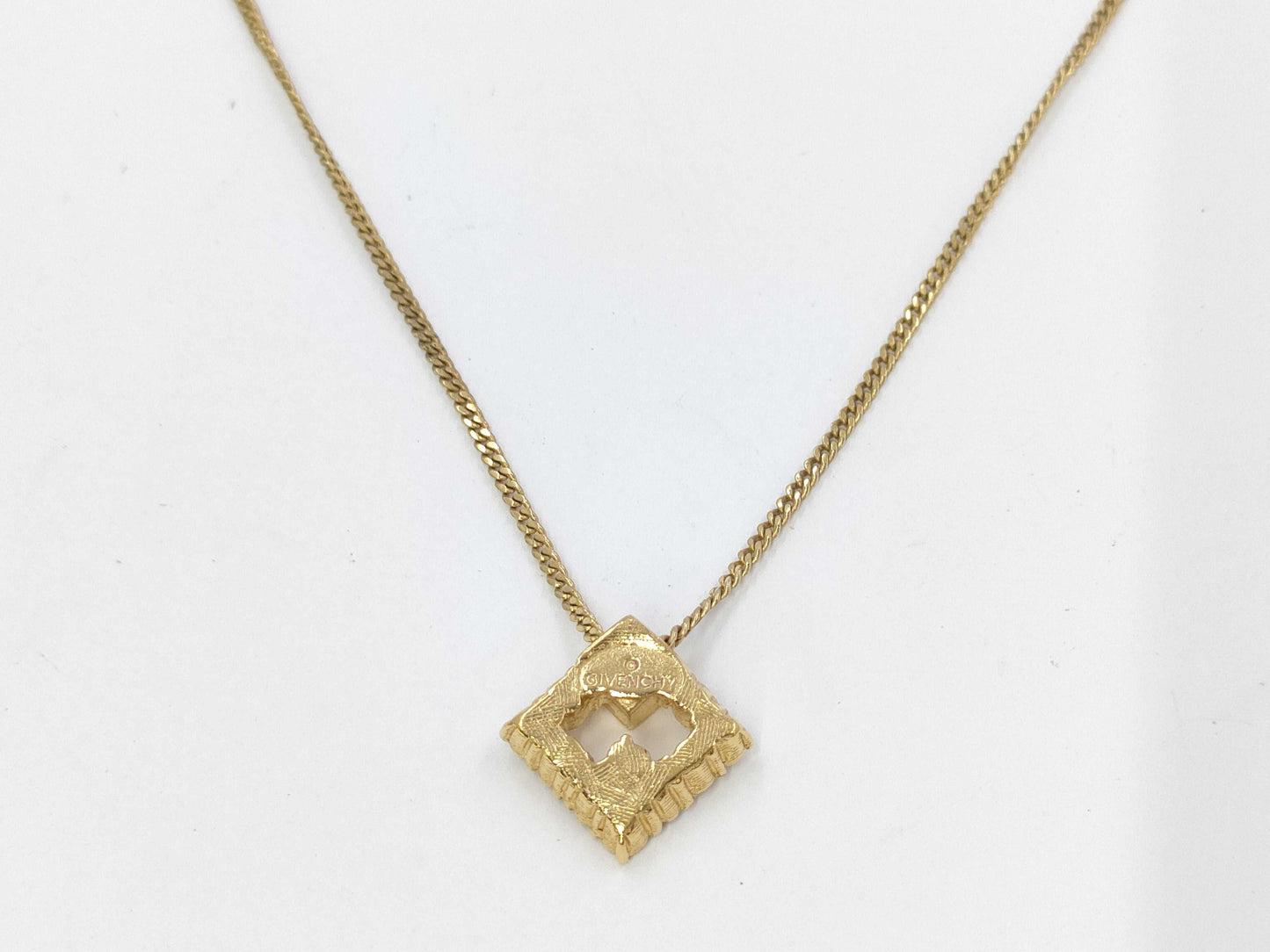 GIVENCHY Givenchy Logo Rhinestone Necklace