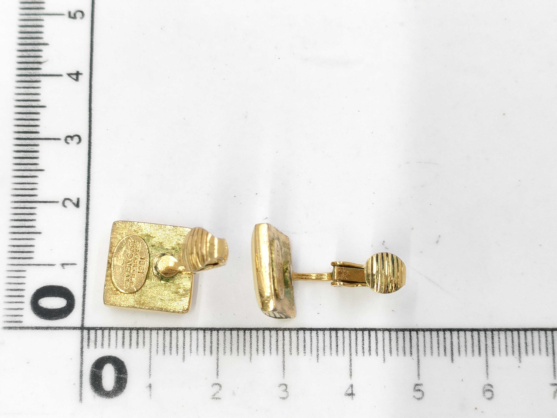 GIVENCHY Givenchy Logo Square Earrings