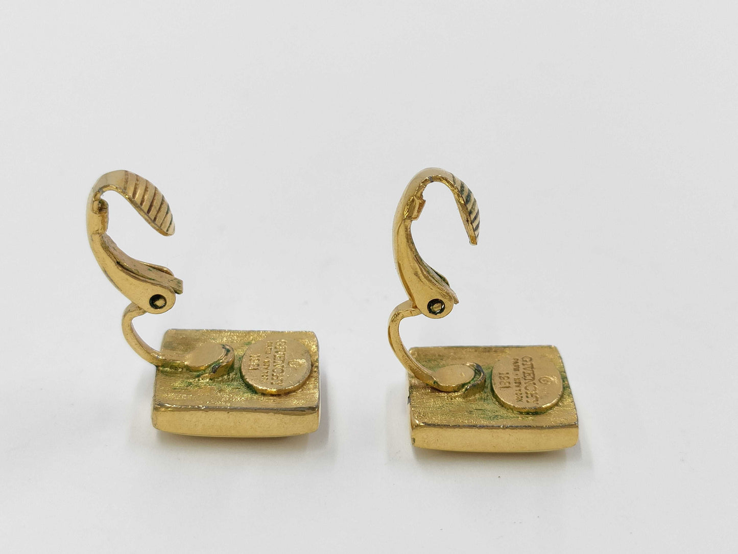 GIVENCHY Givenchy Logo Square Earrings