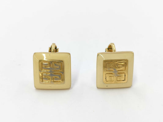 GIVENCHY Givenchy Logo Square Earrings